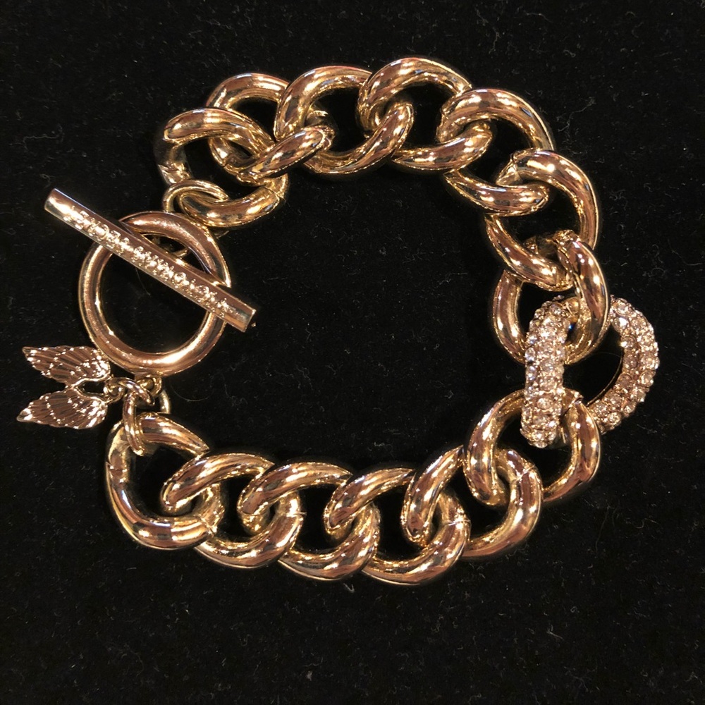 Victoria Secret Paved Gold Bracelet